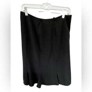 Talbots Classic Black A-Line Skirt